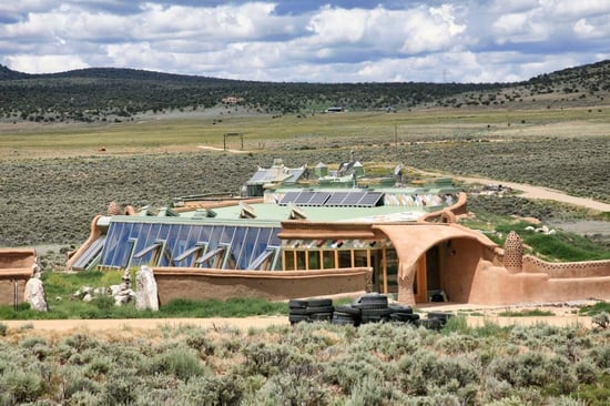 completed Earthship
