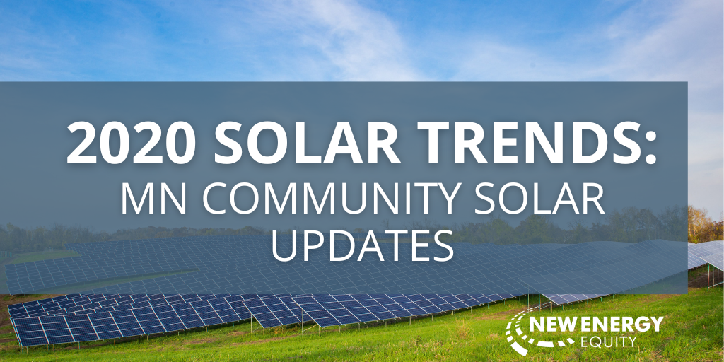 2020 Solar Trends: MN Community Solar Updates blog post cover image