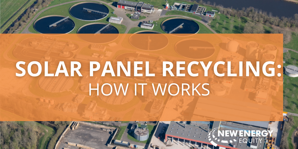 solar panel recycling blog post cover image